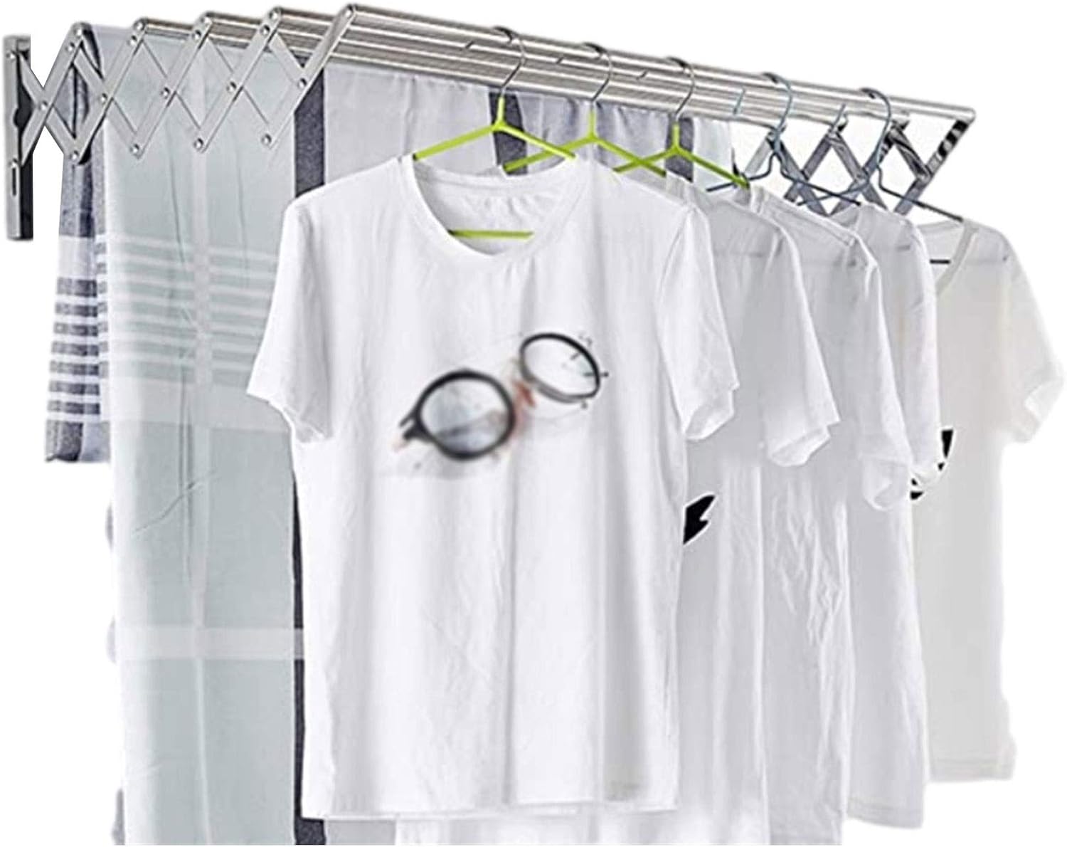 ZCXBHD WallMounted Washing Line Folding Wall Mounted Clotheshorse
