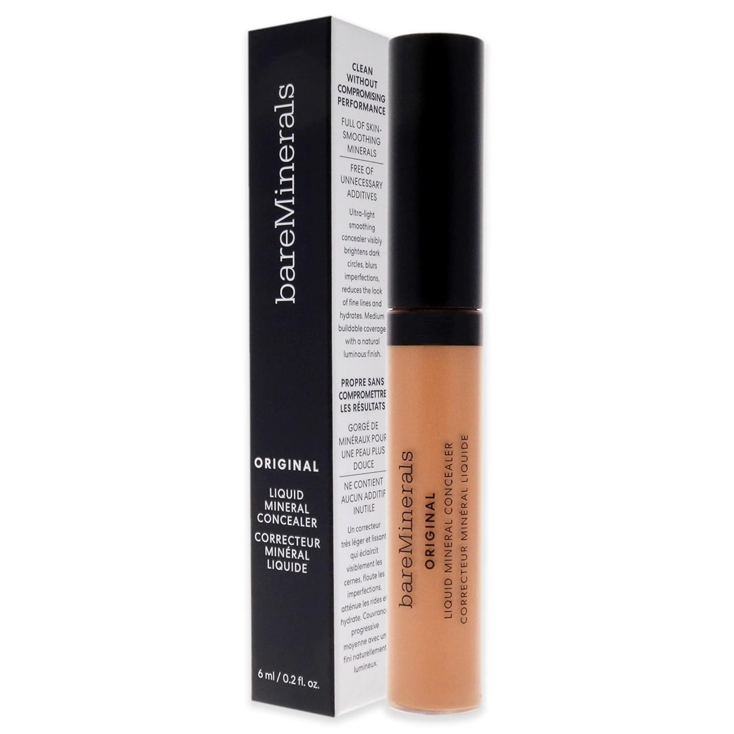 bareMinerals Original Liquid Mineral Concealer - 3.5C Medium Tan Women 0.2 oz : Beauty & Personal Care