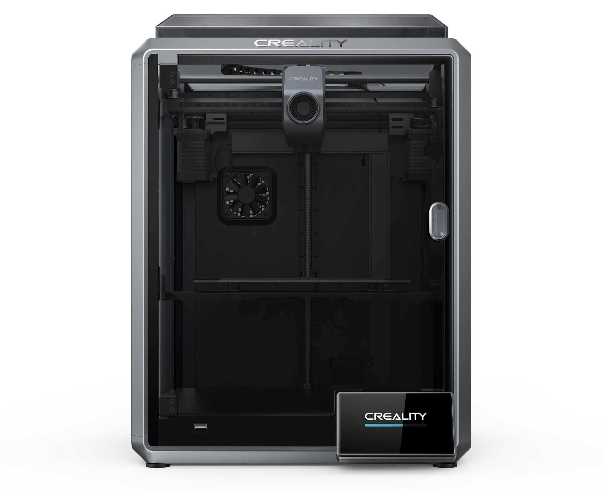 Creality K1 3D Printer, 600mm/s High-Speed 3D Printer with G-Sensor, Upgraded 0.1mm Smooth Detail, Printing Size 8.66x8.66x9.84″, Hands-Free Auto Leveling, Dual Fans, Straight Out of The Box