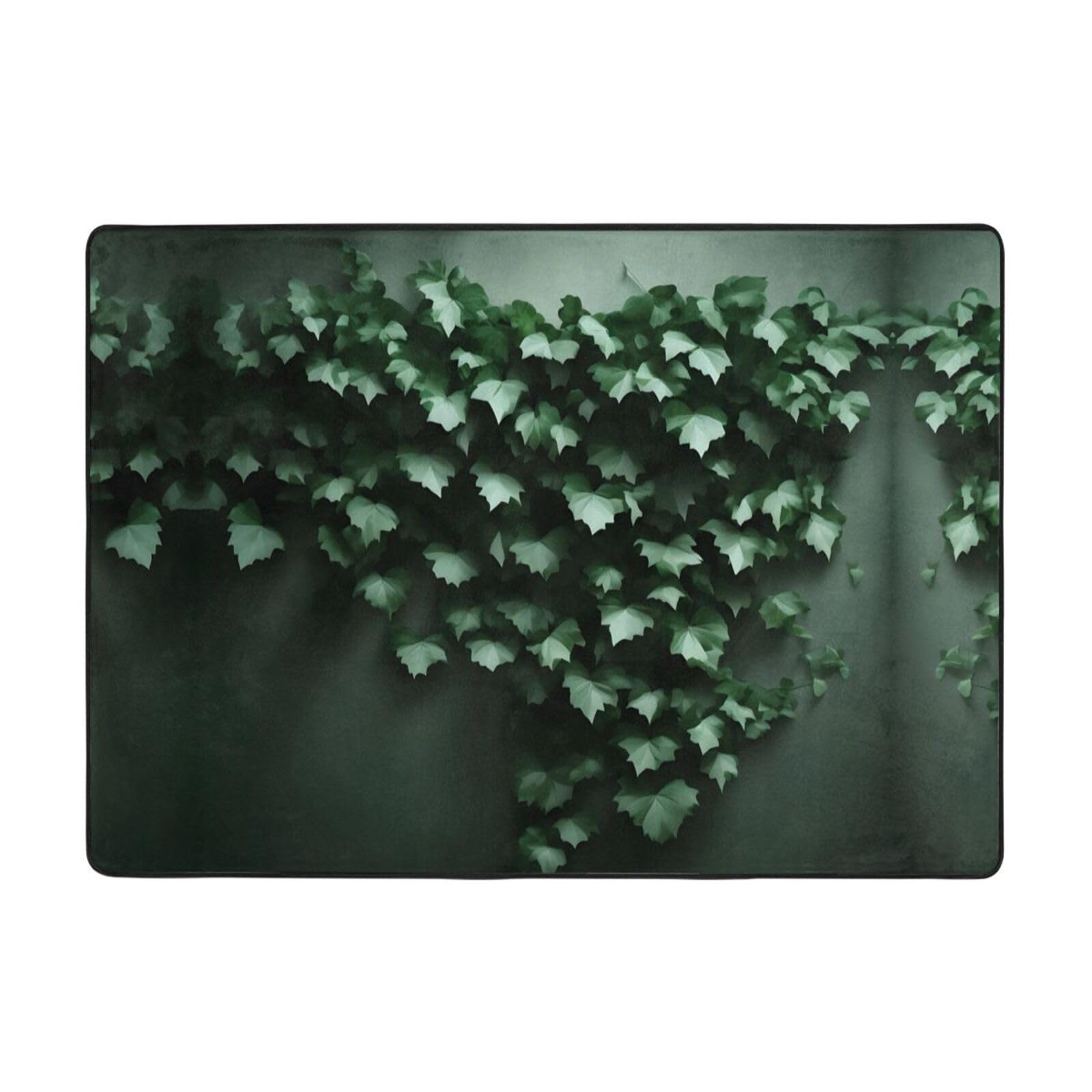 Tapis en flanelle Green Creeper 203,2 x 147,3 cm grand tapis de chambre