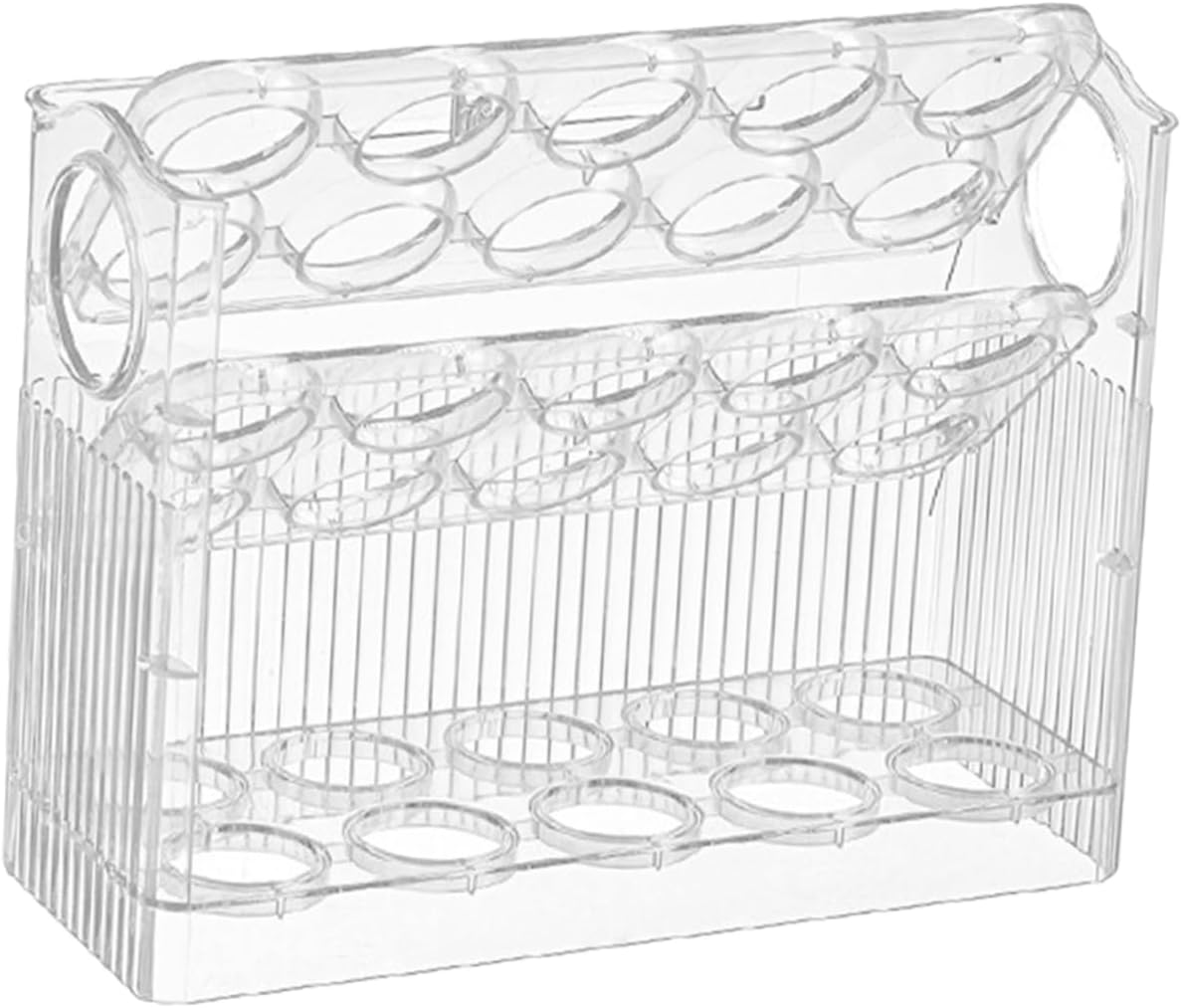 Refrigerator Egg Rack Egg Storage Box Partition Freezer Organizer for Refrigerator Fridge Storage Box Large Capacity Kitchen Household