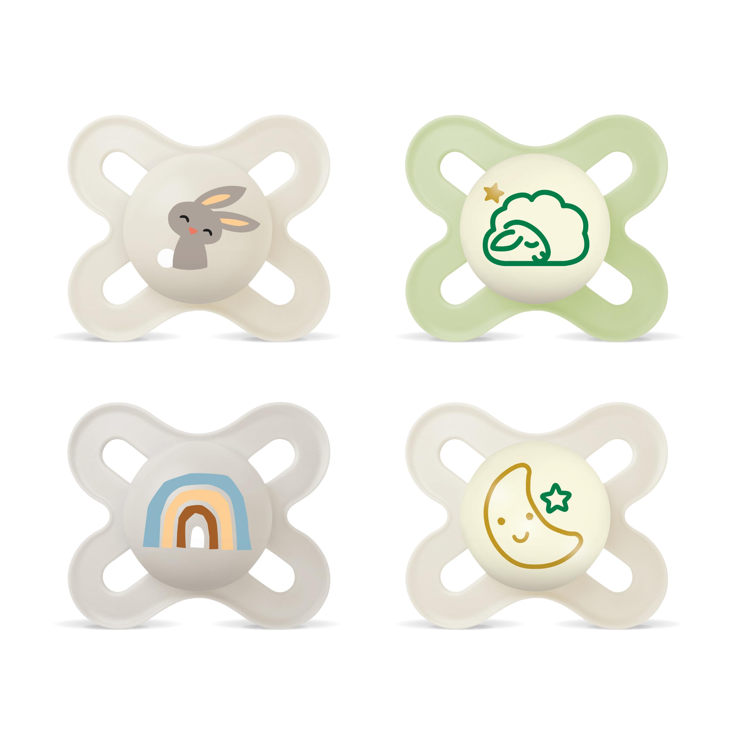 MAM Start Day & Night S, 0-2 Mon., 4 Stk, Hase/Schaf/Mond