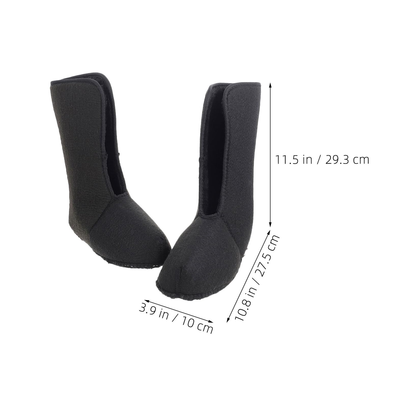 2 Paires Doublures de Isolantes Imperméables pour Homme Neige Couvre-Chaussures Thermiques Amovibles pour Chasse Randonnée Lot
