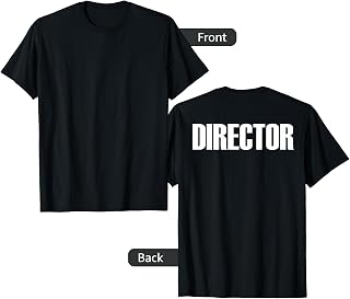 Director (Back) - Movie Director Gift T Shirt T-Shirt