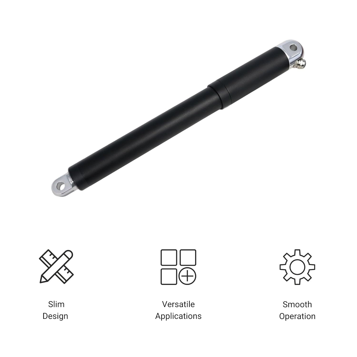 Progressive Automations 12V Linear Electric Actuator - 12 inches Stroke, 180 lbs Force, Waterproof IP67M Linear Actuator with Tubular Design for Outdoor, Marine, Agriculture, PA-06