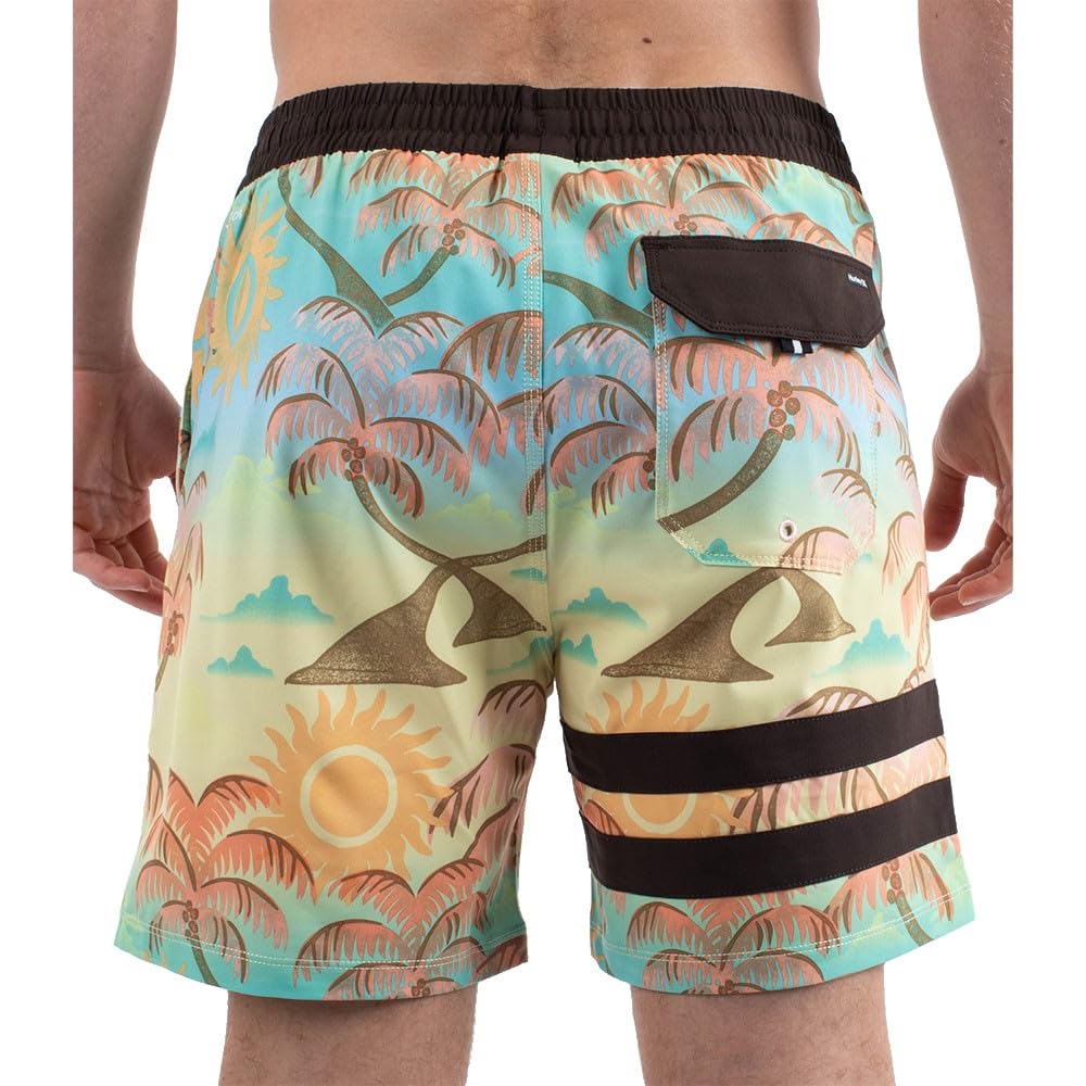 Hurley Phantom Eco Block Party Volley 17'' Bañador Hombre (Pack de 1)