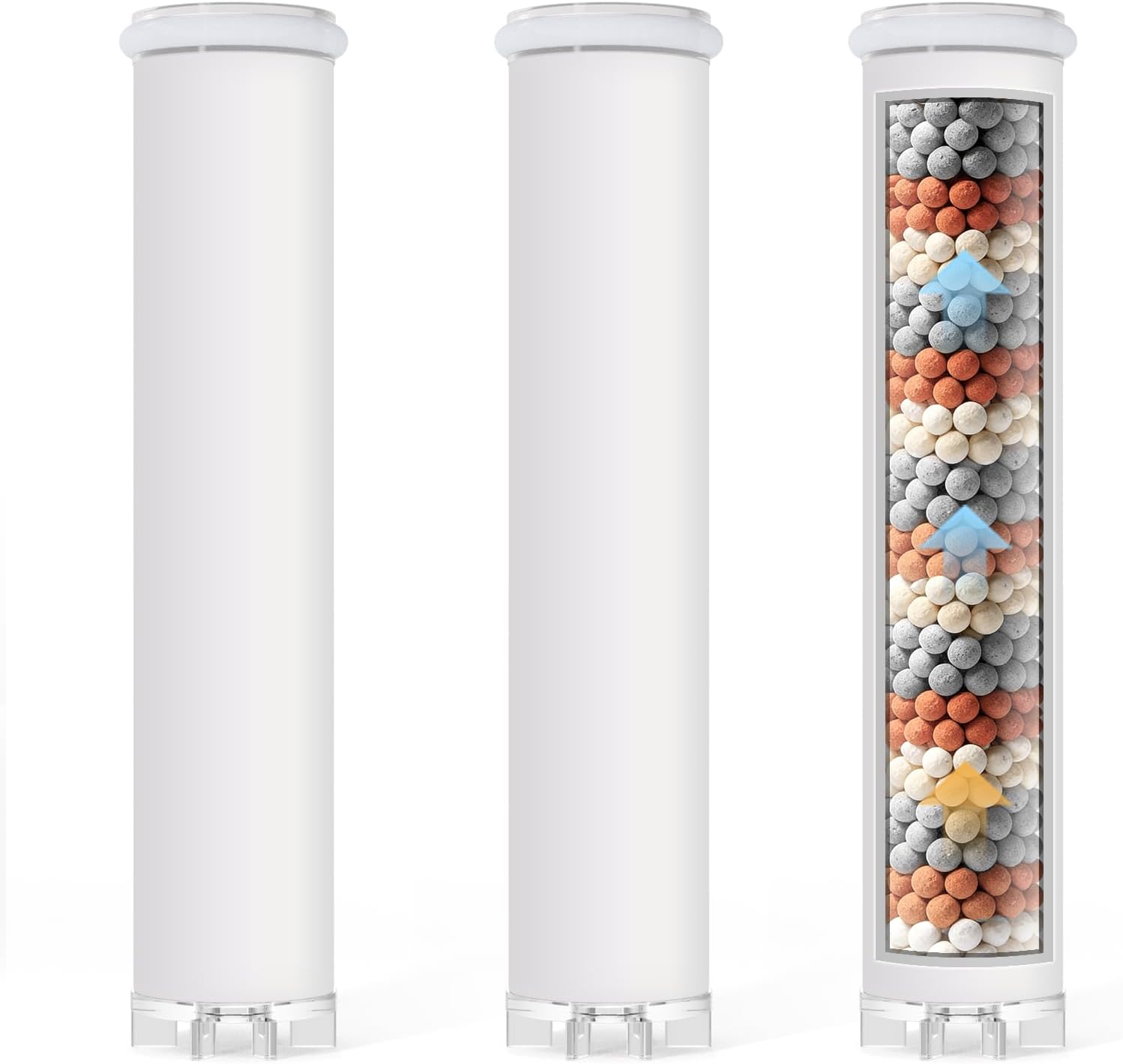 Blendura Filtro Doccia Anticalcare 3 Pezzi Bianco