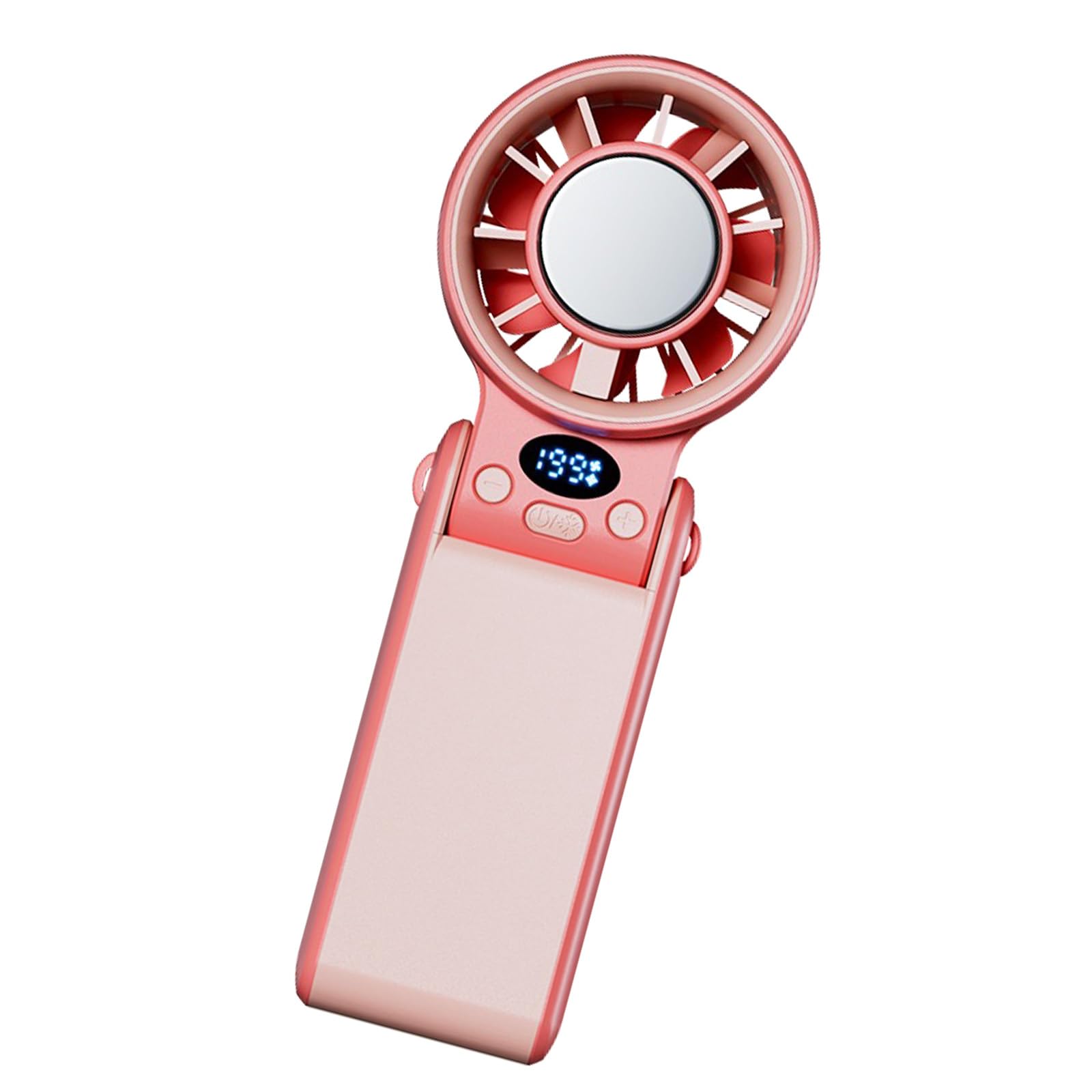 Uqezagpa B Practical Small Desktop Fan Comfortable Small Fan Foldable Rechargeable Air Cooling Suitable For Home Pocket Size