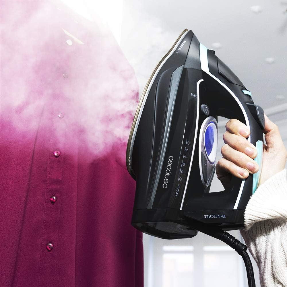 Steam Iron Cecotec 3D ForceAnodized 750 Smart 400 ml 3100W Black Blue