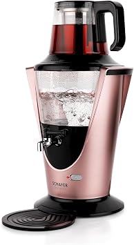 Schafer Tee Haus Yeni Nesil Elektrikli Cam Semaver-Rosegold