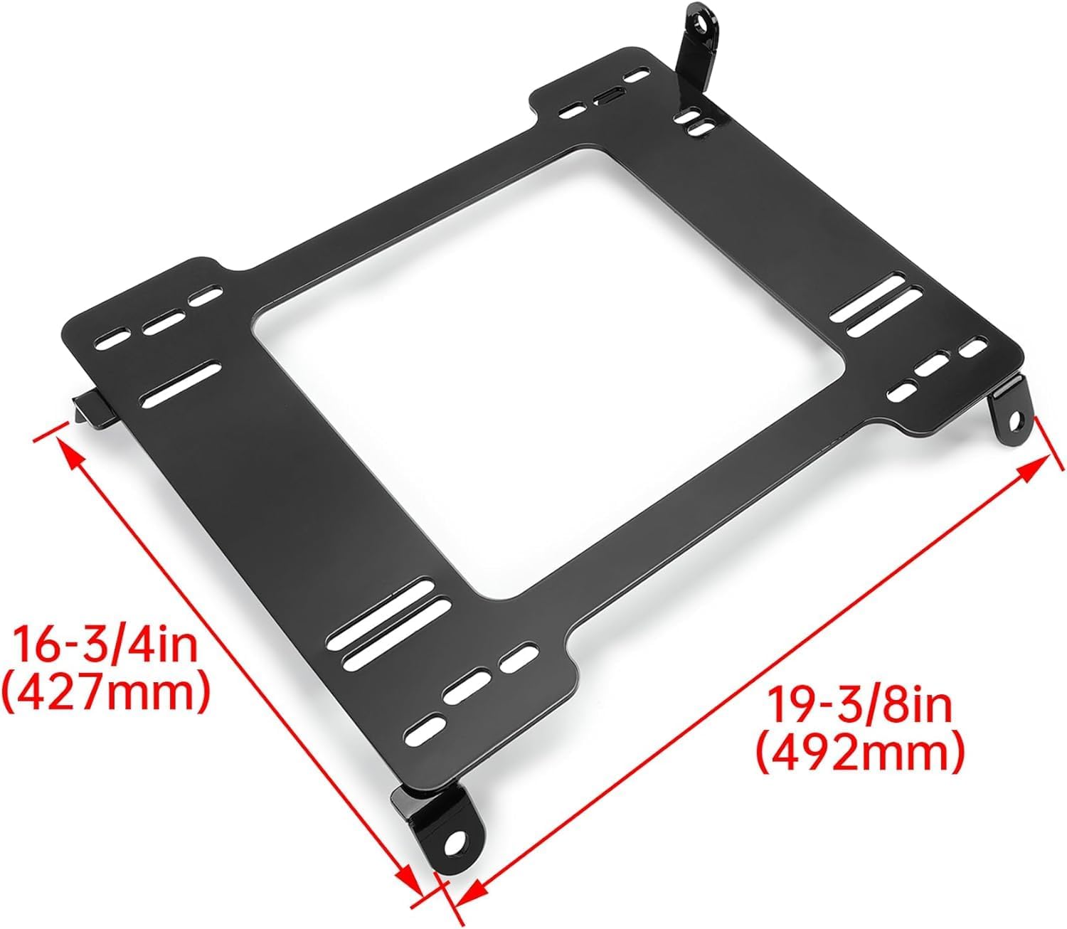 KUAFU Seat Base Brackets Adapter Compatible with 1994-2001 Acura Integra Replacement for SB031PA SB031DR Steel Powder Coated Black