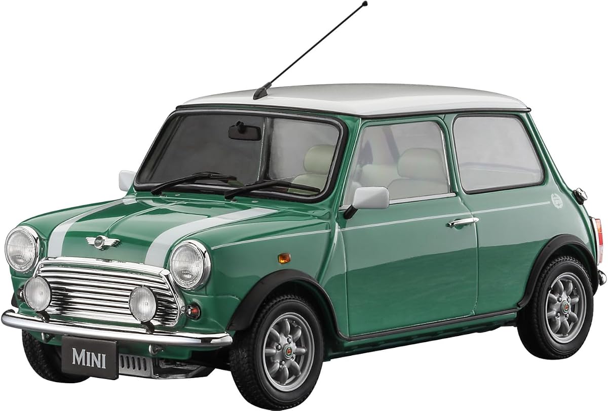 Hasegawa 620789-1/24 Mini Cooper 1997, Verde Almendra - Escala 1:24