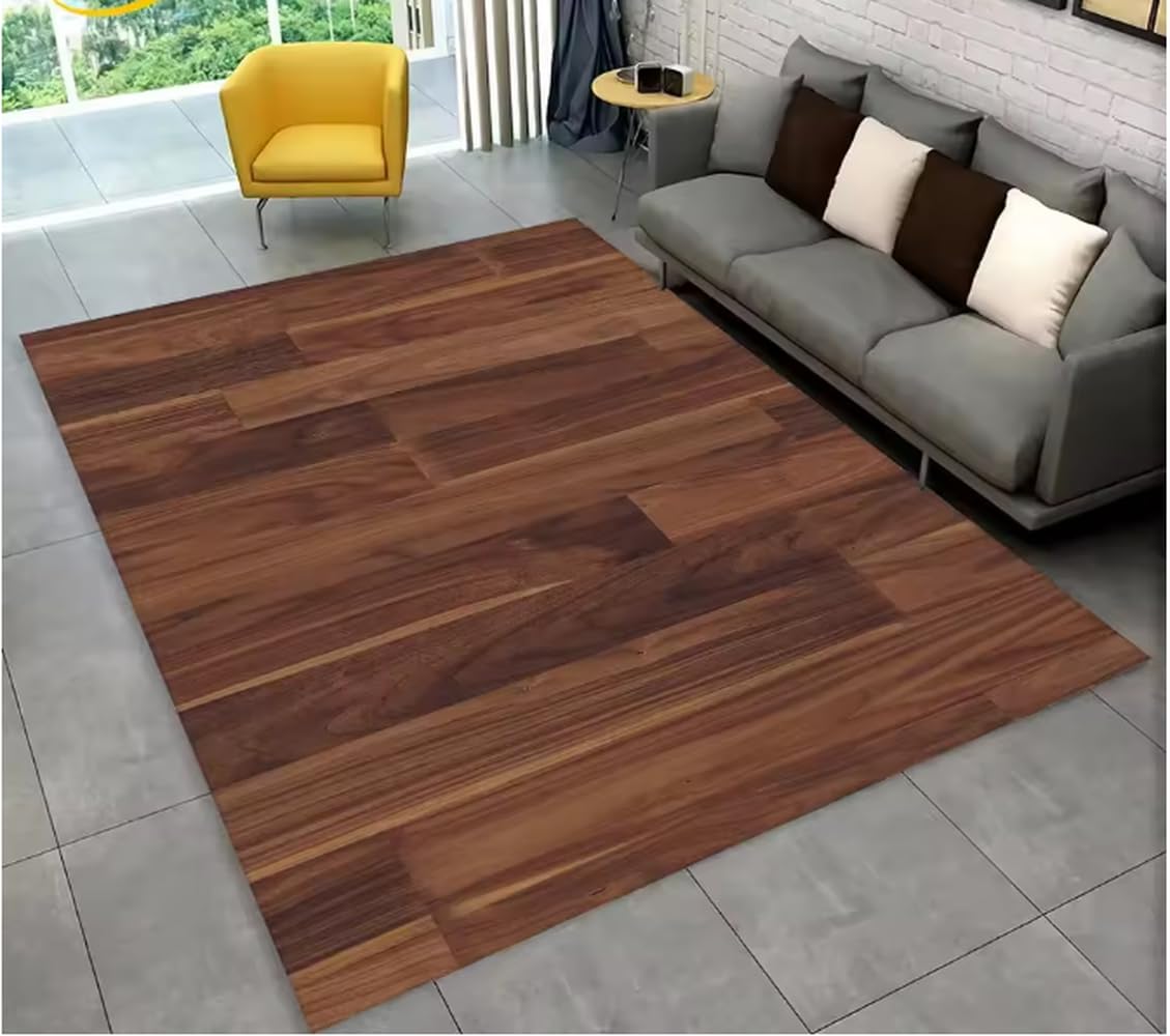 Tapis grain de bois rétro antidérapant pour protéger les sols de la maison