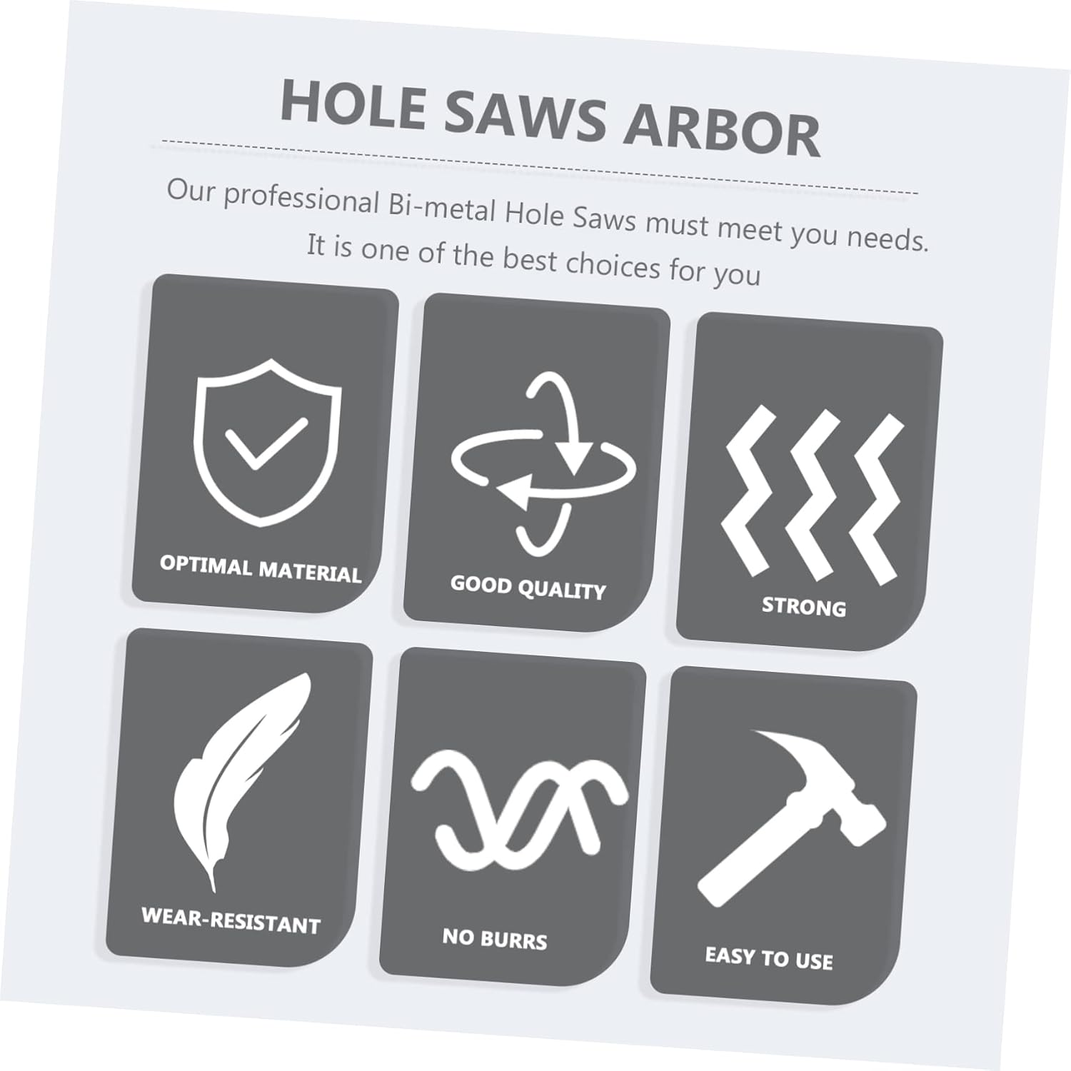 Holibanna Professional Bi Hole Saws Drill Bit Opener Handle Bi Opening Tool for Electric Drills Centering Tool Tube