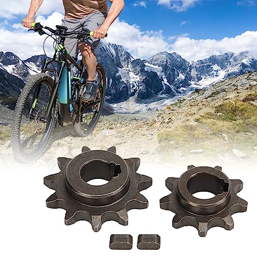Motor Gear Kit Replacement,Front Rear Motor Gear Kit Carbon Steel 9 Teeth 11 Teeth Gear Set For Bicycle Chain Ordinary Motor Gear 06B Chain #TOP3