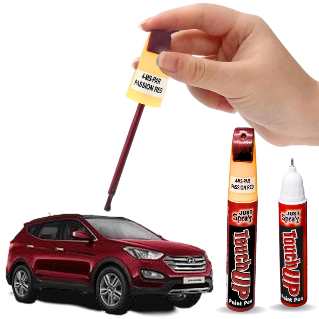 just spray Car Scratch Remover Touch Up Paint Pen for Car, Special-Purpose for Car Color, Maruti Car Touch Up Pen Automotive Scratch Repair Quick Dry, Car Pen 15ml (Passion Red)-picture-36