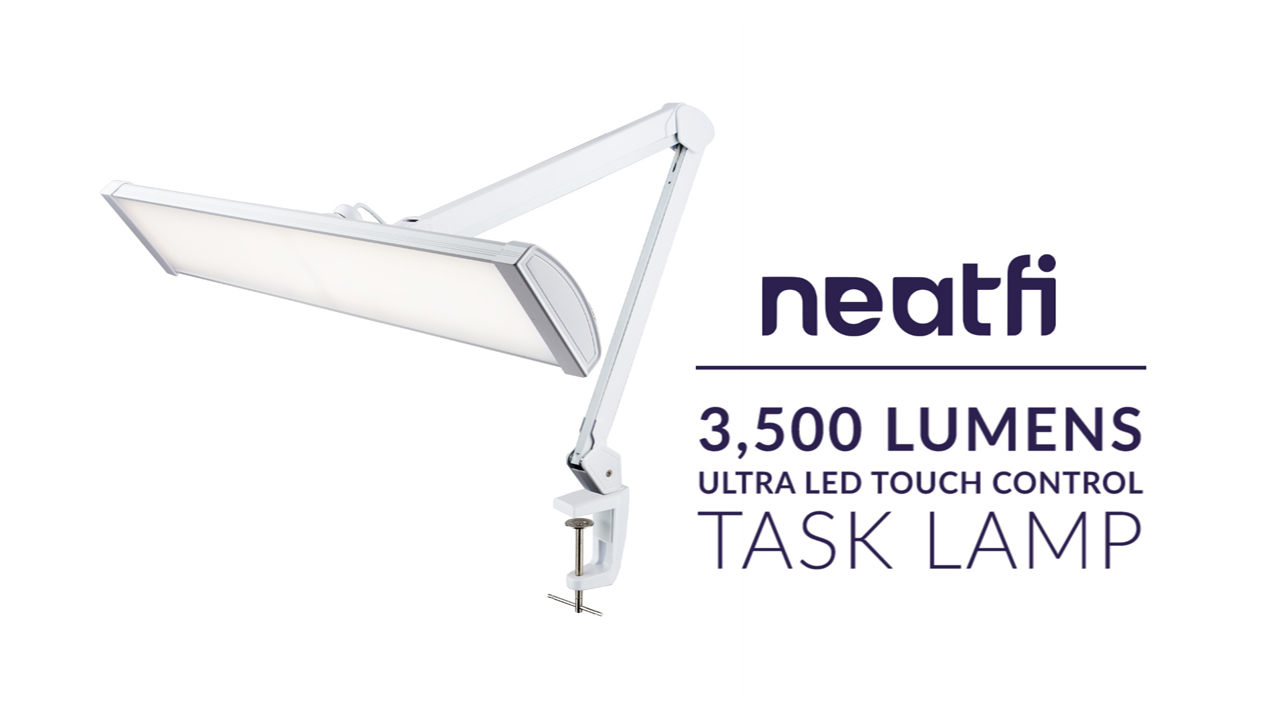 Lampada Da Lavoro LED Neatfi 3500 Lumen - 5 Livelli Luminosità, 3 Modalità, Con Morsetto - Foto 7