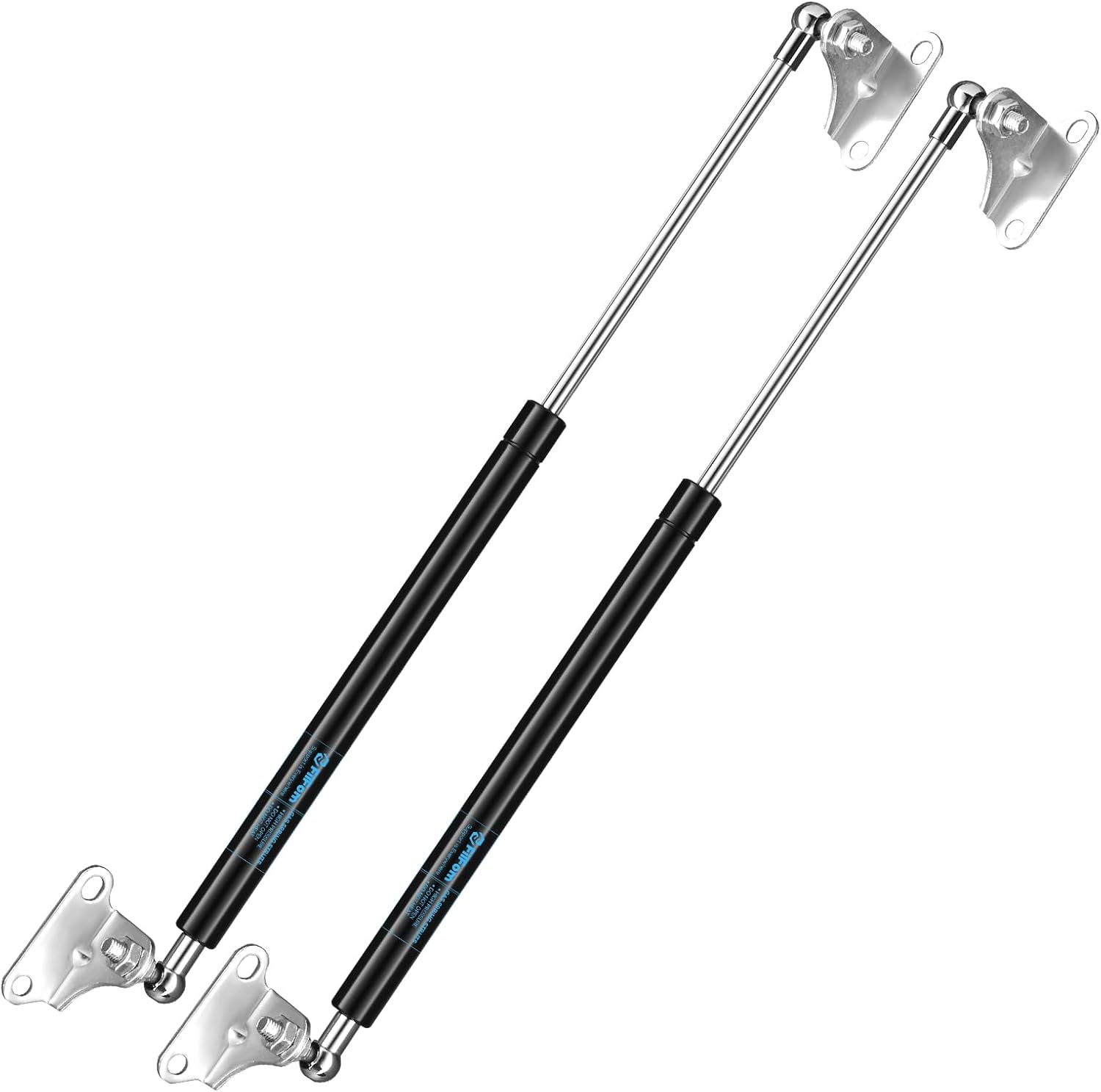 28 Inch Gas Struts Shock Spring 150 Lbs/667N Lift Support with L-Type Mounts for RV Bed Door Heavy Duty Toolbox TV Cabinet Bar Banch Lid Basement Floor Hatch, Set of 2