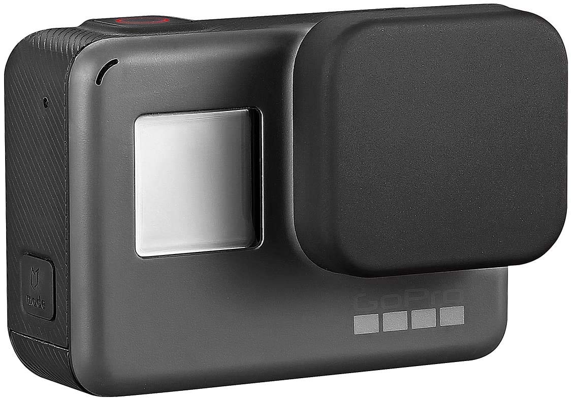 Action Pro Silicone Protective Lens Cap Compatible with GoPro 5 6 7 Black Action Camera Protector (Black)-image-43