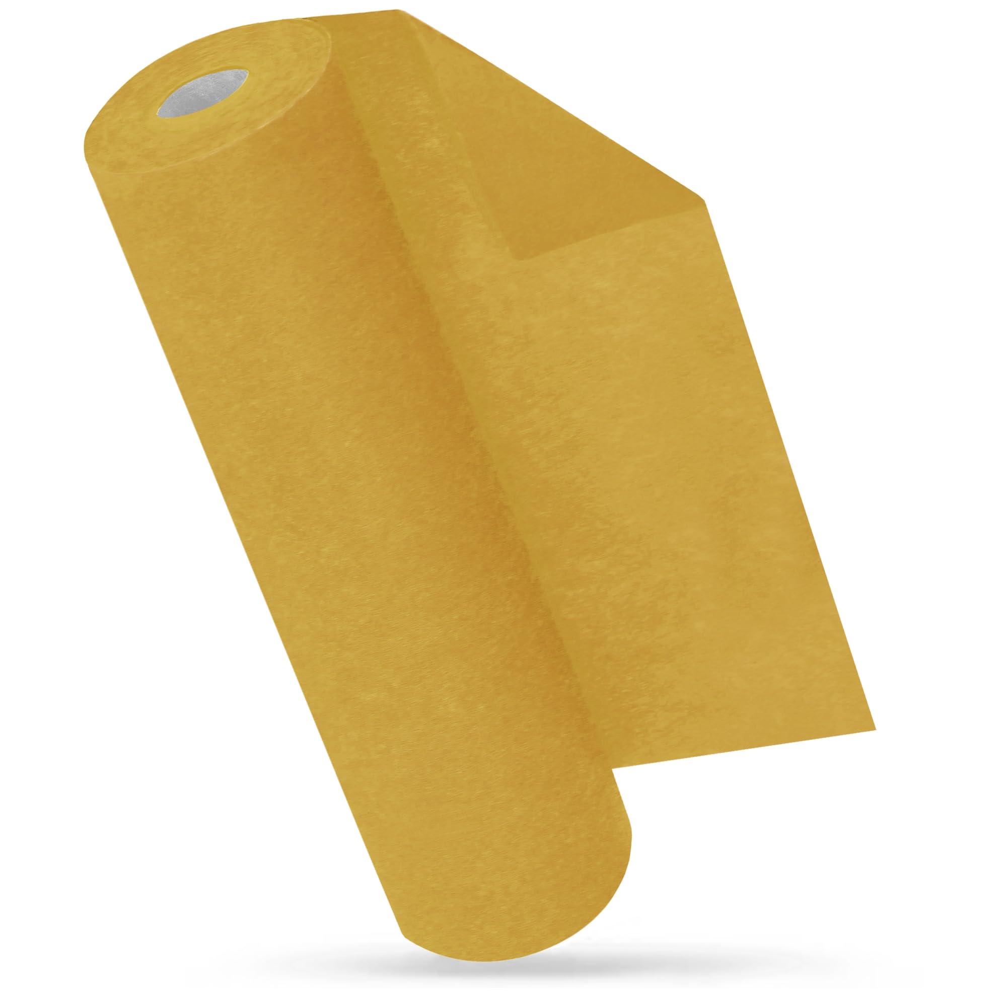 MODERNO Vlies Tischläufer Curry Senfgelb, Tischband Gelb, Tischdeko, Partydeko für Geburtstag, Hochzeit, Festliche Dekoration, 30 cm x 25 m