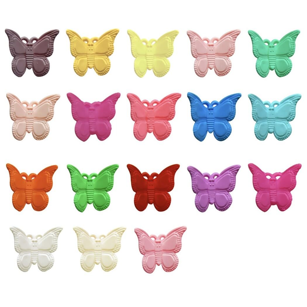 Mini motyl zacisk szczękowy do włosów, 72 szt. klips do włosów dla dzieci, plastikowe kolorowe akcesoria do włosów