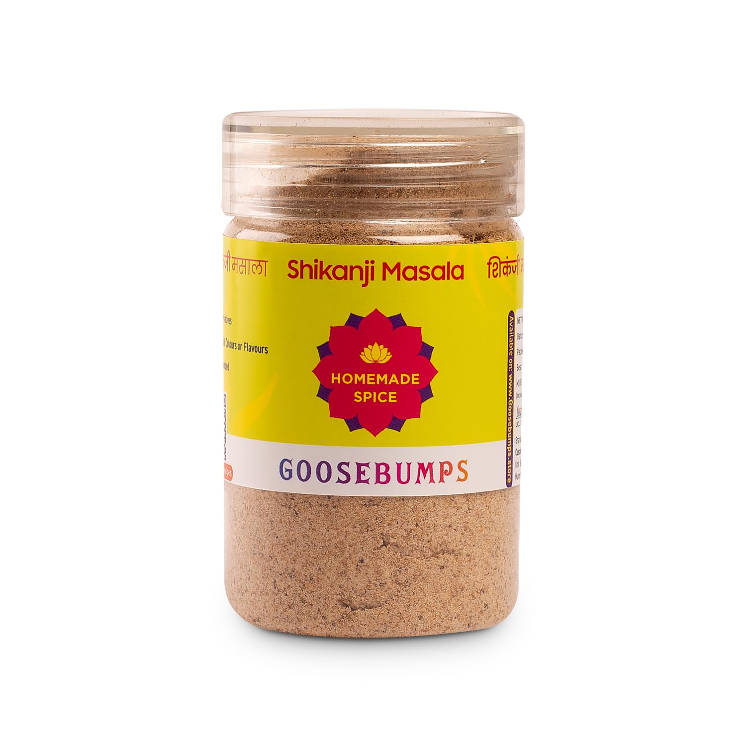 See full amazon price history chart for Goosebumps Shikanji Masala, 90g | Made with 7 Aromatic Spices | 100% Natural Ingredients | Cumin, Salt, Black Salt, Ginger, Black Pepper, Pipal, Long Cloves | Vegan Spice | 90 GMS Goosebumps Shikanji Masala, 90g | Made with 7 Aromatic Spices | 100% Natural Ingredients | Cumin, Salt, Black Salt, Ginger, Black Pepper, Pipal, Long Cloves | Vegan Spice | 90 GMS (B0D49VL72B) Amazon Price History, Amazon Price Tracker