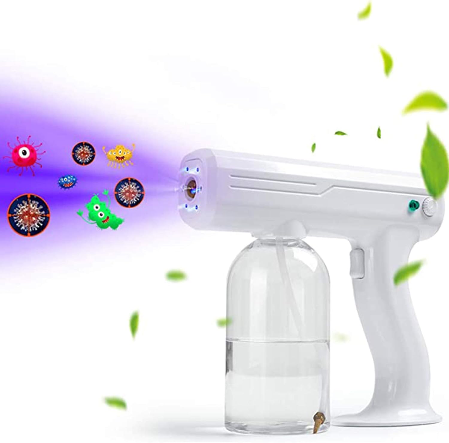 Pulverizador Eléctrico De Mano Inalámbrico Recargable Nano Rociador Boquilla Extraíble 800Ml Pistola De Vapor ULV De Gran Capacidad para El Hogar, La Oficina, La Escuela, El Hotel