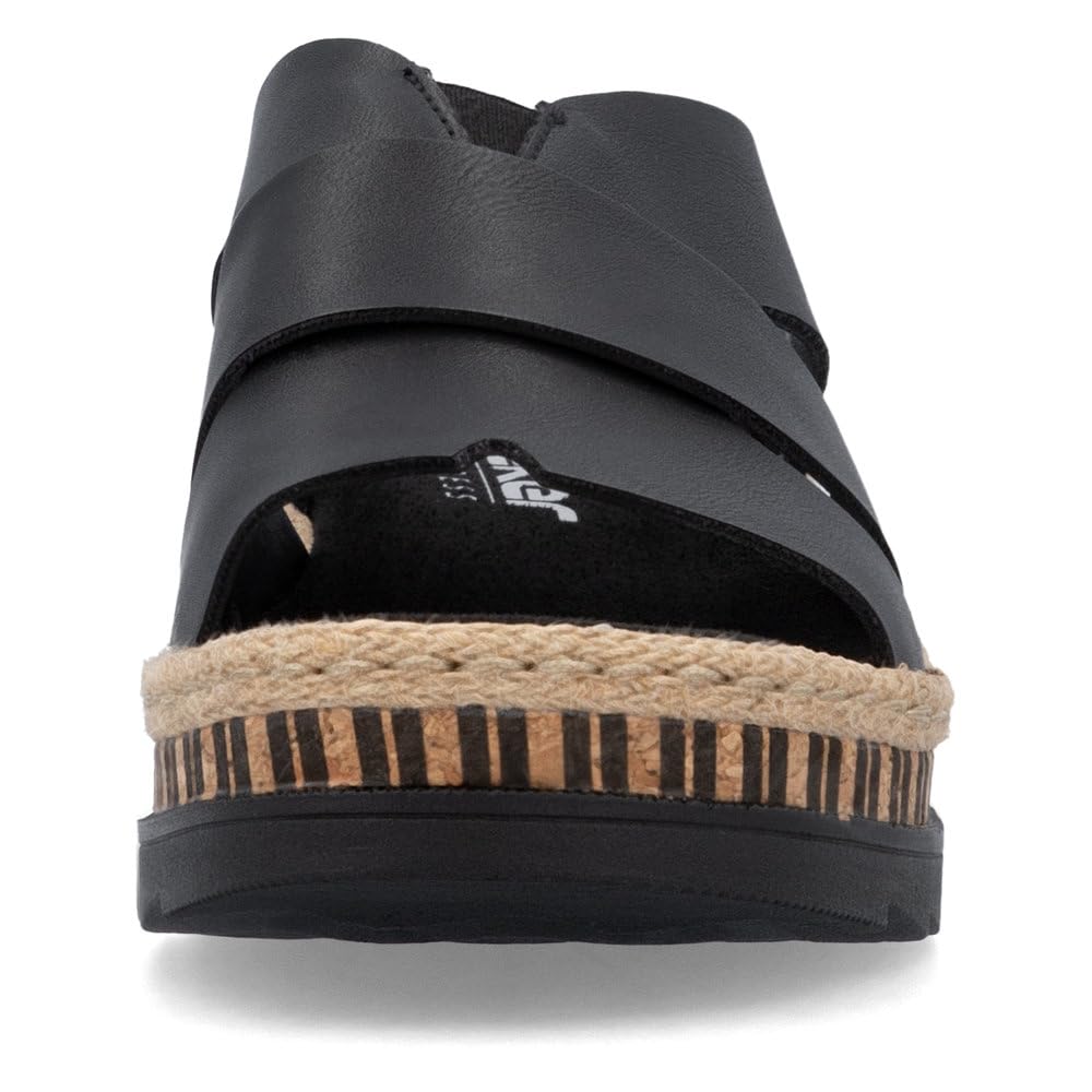 Rieker Damen Pantoletten V7989, Frauen Slipper