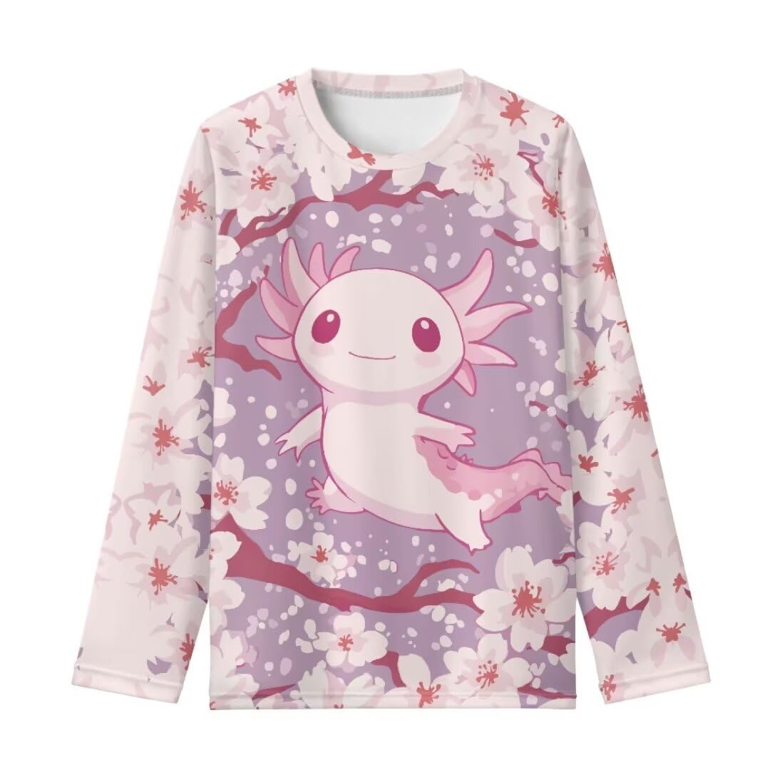 Long Sleeve Shirts for Girls Winter Tops 3-16t Cartoon T Shirts for Fall Clothes