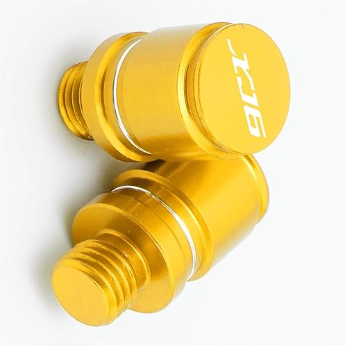 Vista 9 de TCHAU Tapones de agujeros para motocicleta CNC de aluminio para espejo retrovisor, tapón de rosca M10X1.25 para Yamaha XJ6 Diversion Xj6 XJ6-S XJ6-F