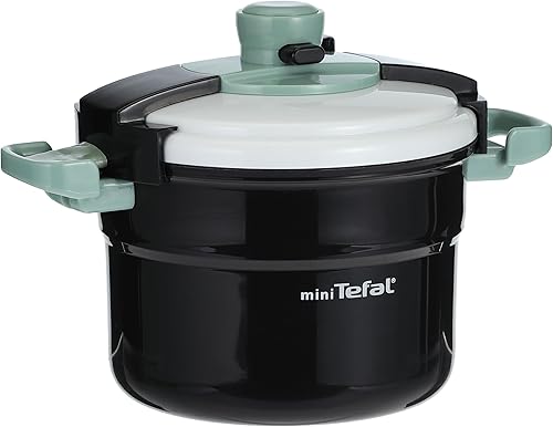 Smoby 310510 Tefal - Olla a presión, color negro, blanco
