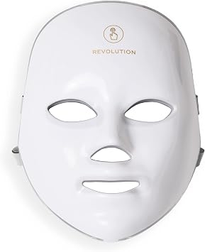 Revolution Pro Miracle LED Face Mask, Red & Blue Skincare Light Therapy, 90 Bulbs, Anti-Ageing & Improves Skin Texture, For Radiant Glowing Skin