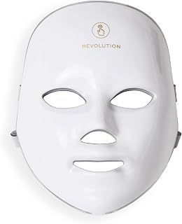 Miracle LED Face Mask, Red & Blue Skincare Light Therapy, 90 Bulbs, Anti-Ageing & Improves Skin Texture, For Radiant Glowing Skin
