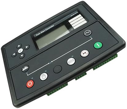 Generator Controller DSE7210 Compatible with Deep Sea Electronic Generator Controller Module Control Panel LCD Display -3 Phase Generator Sensing Power Monitoring