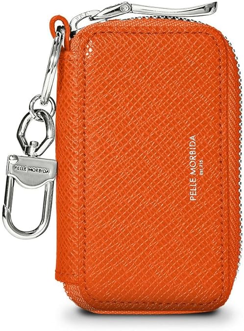 ペッレモルビダ　フラグメントケース　ウォレット　キーケース　セット　オレンジ 9SL001-キーケース | PELLE MORBIDA ペッレ モルビダ