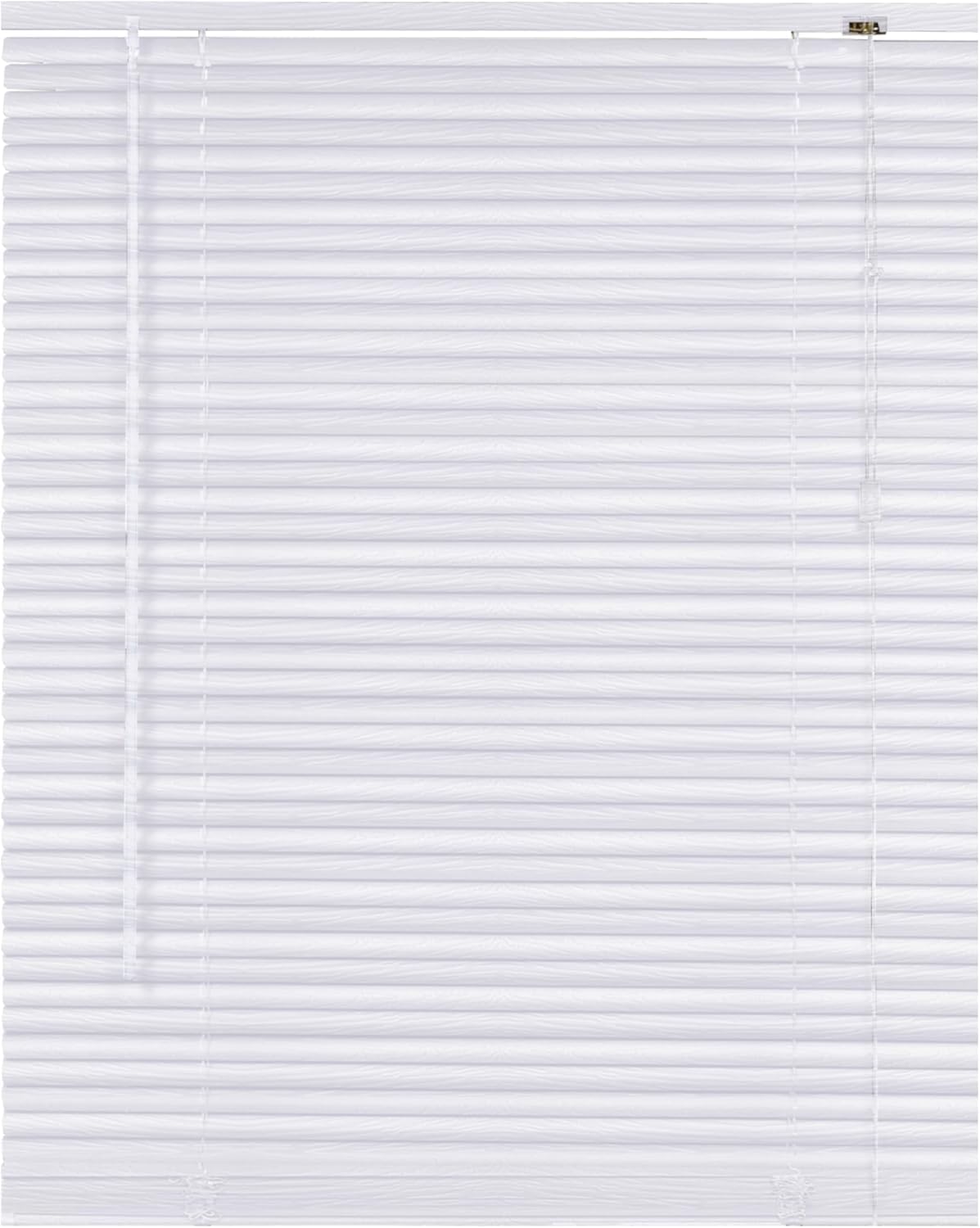 REHAN & CO Custom Made to Measure PVC Venetian Blinds 25mm Thin Slats Shutter Blinds Window Treatments Child Safe Home Office Windows Blind (White Embossed, 105W x 213H cm)