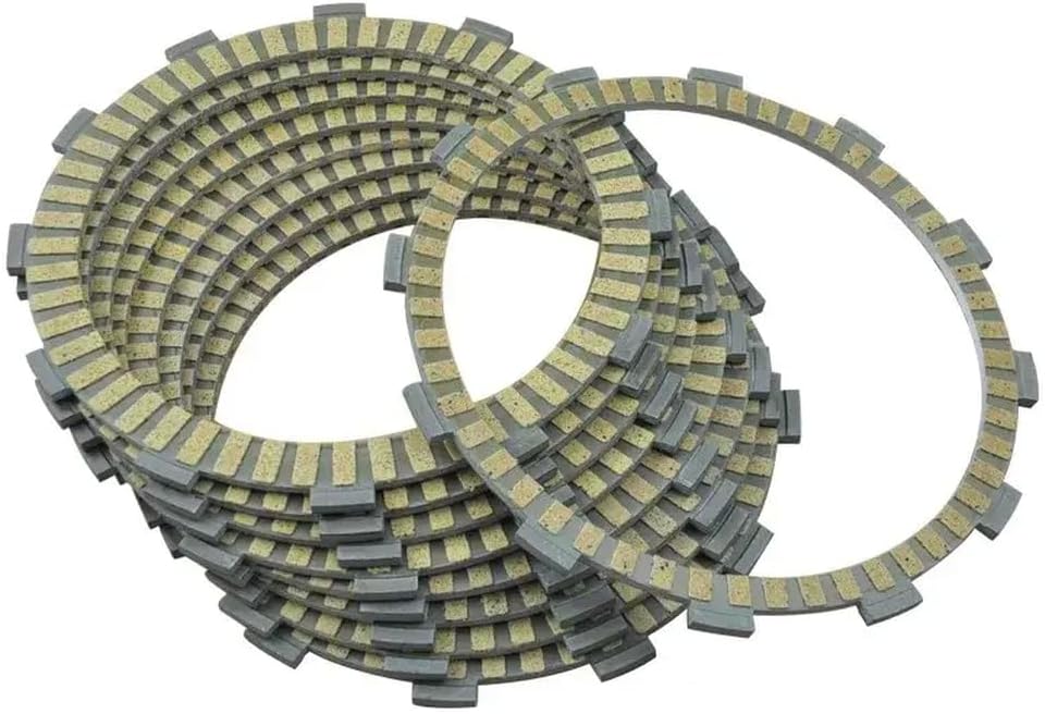9Pc Friction Clutch Disc Plates Compatible with Automotive Motorcycle Parts GSF1250S GSF1250SA GSX1250FA Traveller VL1500 C90 Boulevard VZ1500