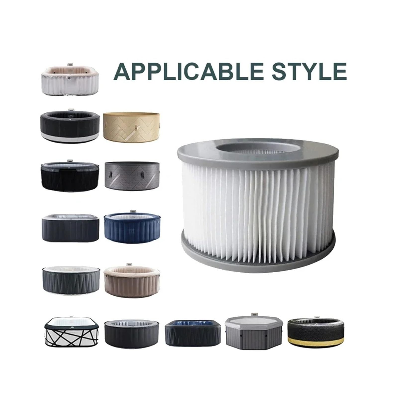 Filtro de Piscina 2020 Compatible con MSPA, Toskana, Camaro, Alpine, Silver Cloud, Tekapo, Mono, Reve, Bliss, Baikal, Lite Nest, Starry Aurora