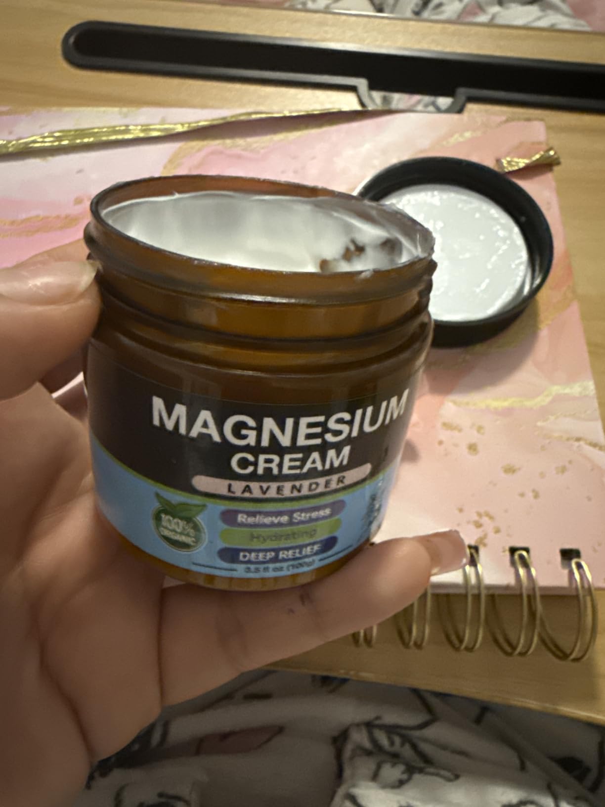 Generic Nighttime Magnesium Lotion for Kids & Adults – Highly Concentrated Magnesium Body Lotion for Muscles & Joints – Fast-Absorbing, Skin-Friendly Formula with Lavender – Apply to Legs or Feet Before Bed