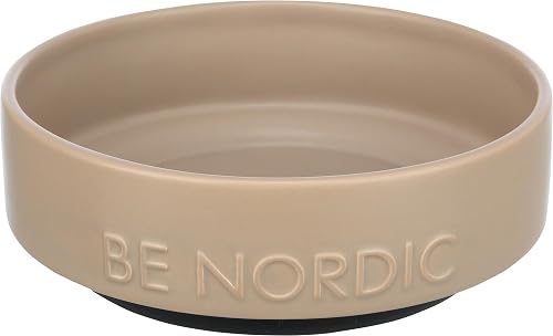 Trixie BE Nordic Comedero cerámica, Caucho, 0, 5 l, ø 16 cm, para Perros