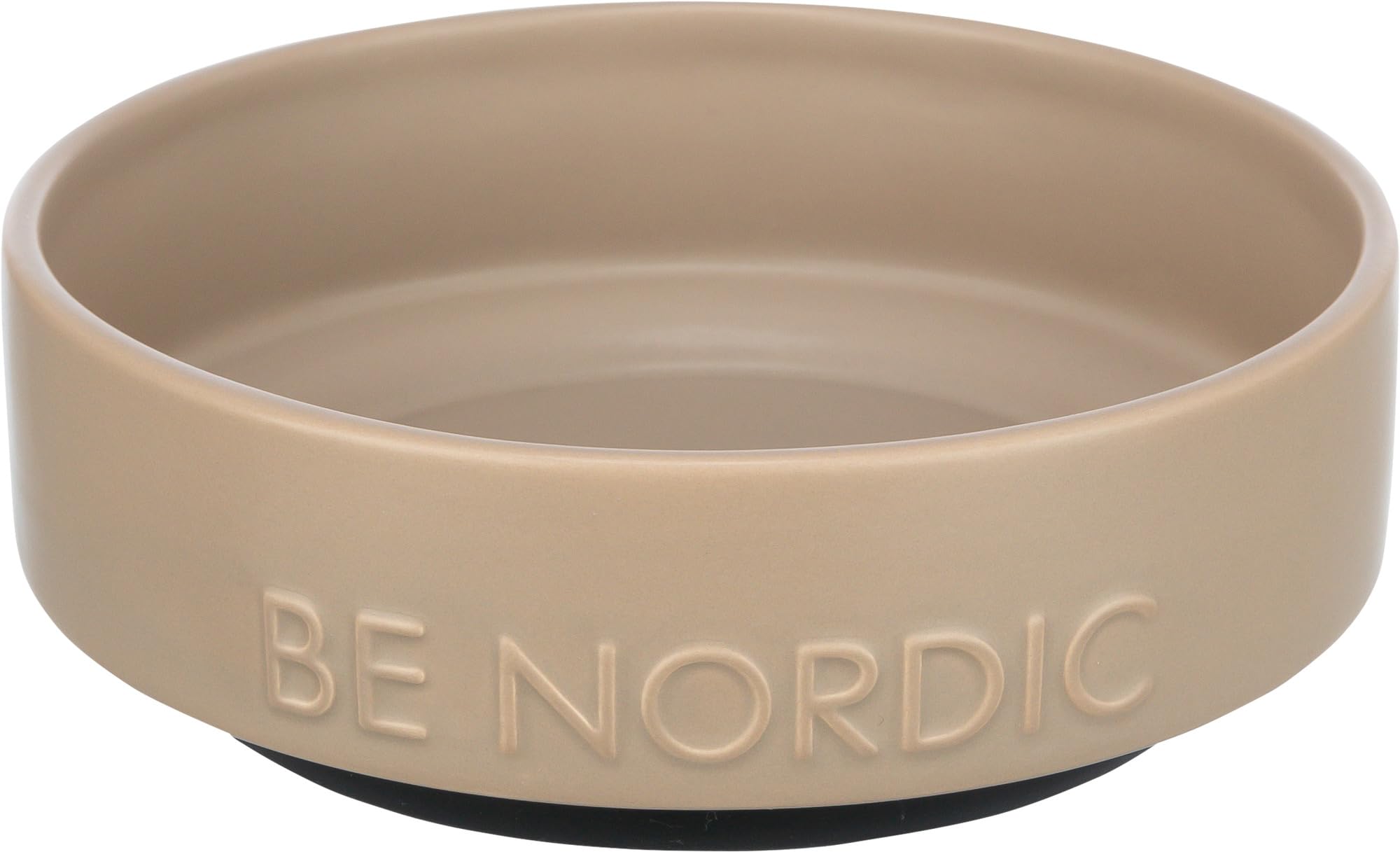 Trixie Beige Ceramic/Rubber Cat Bowl Be Nordic