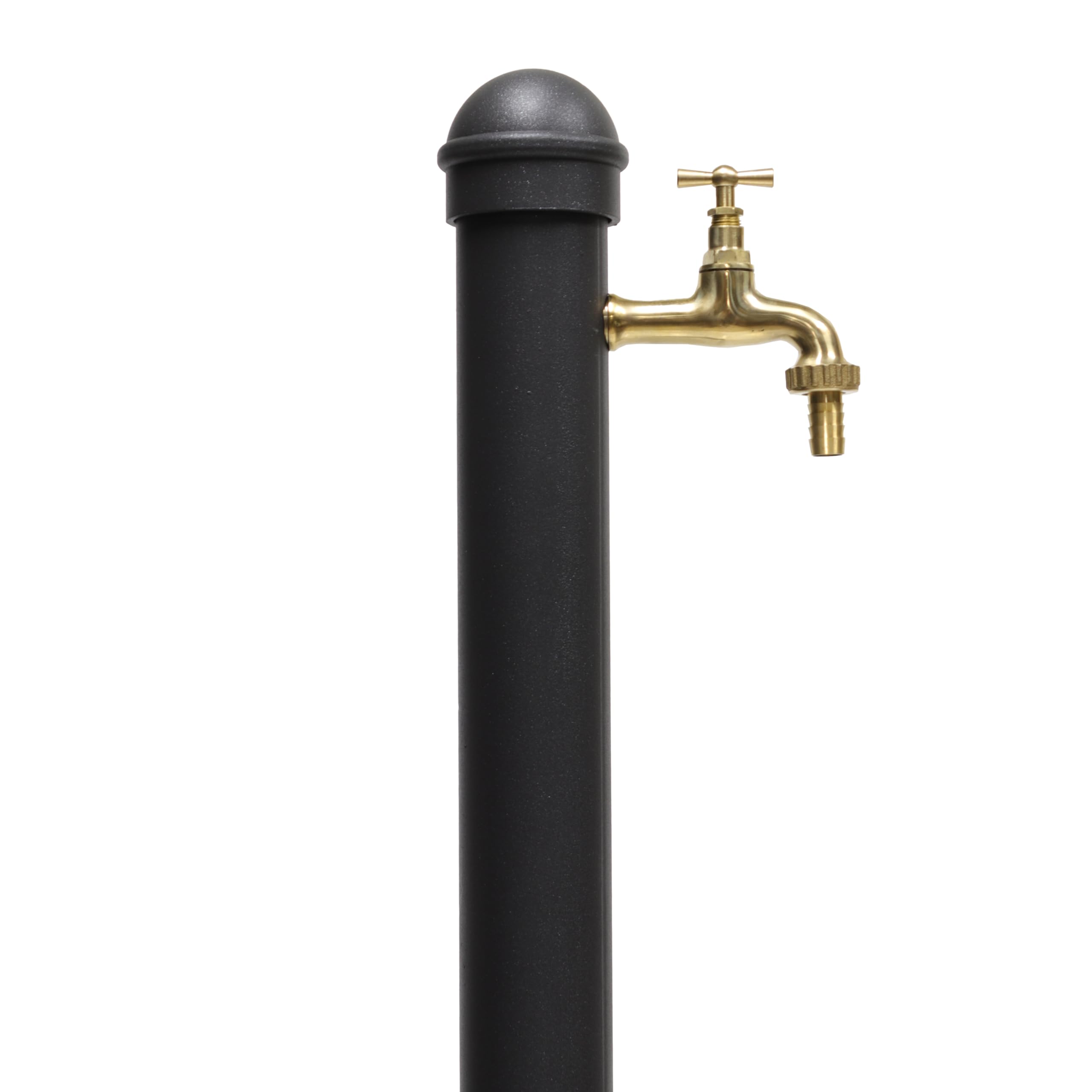 Fonderia Bongiovanni Fontaine colonne en fonte et acier avec robinet Modèle 195L pour maison, jardin extérieur, modèle Erice