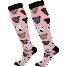 Womens and Mens Knee High Athletic Socks Outdoor Sport Socks for Running Hiking Cycling Compression Socks