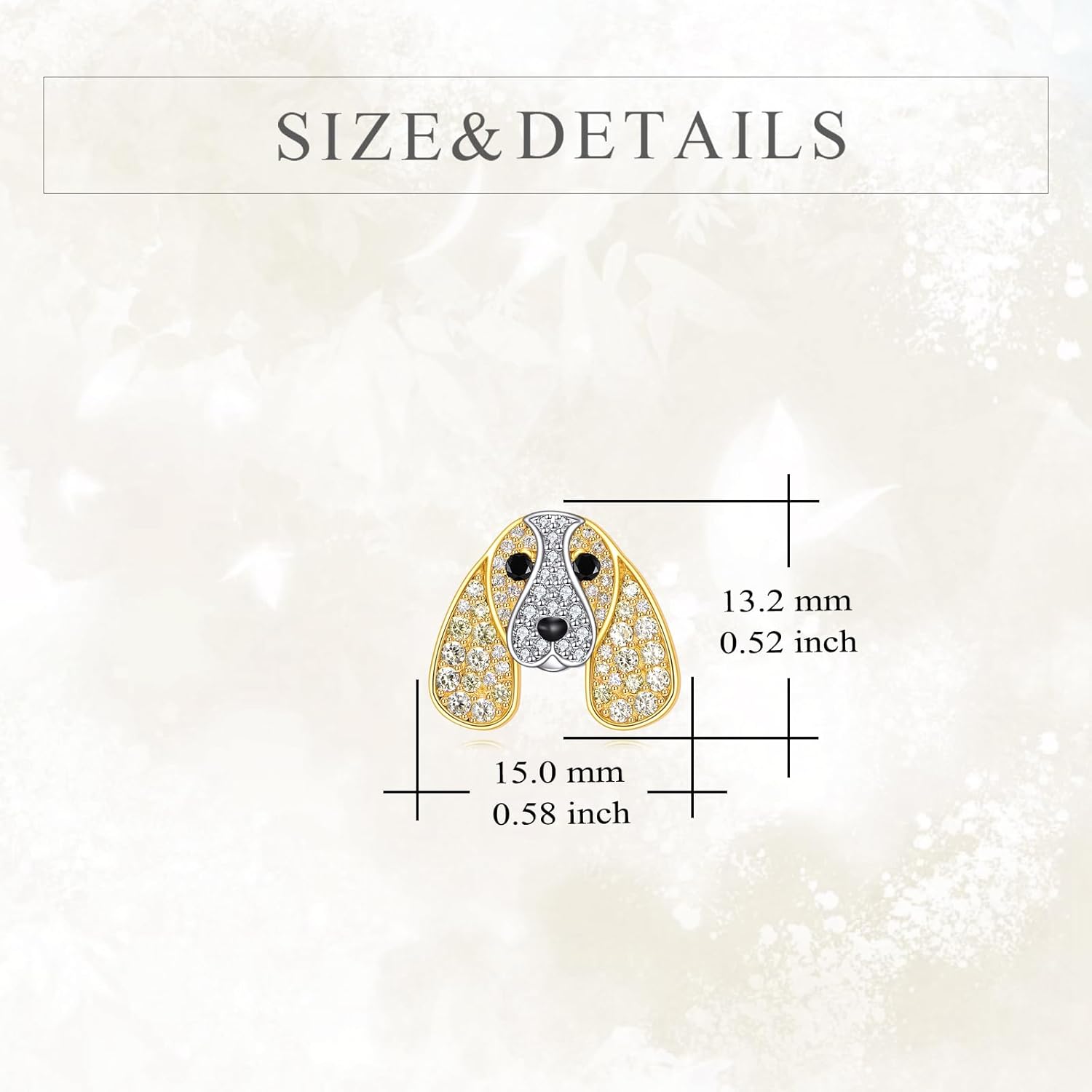 YFN Dog Stud Earrings Sterling Silver Dog Breed Earrings Jewelry Puppy Gifts for Women - Image 4