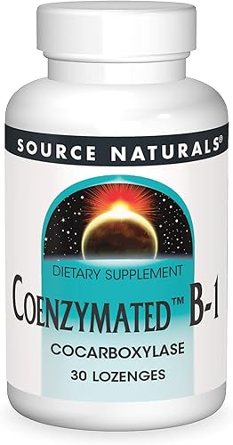 Miniatura 5 de Source Naturals Coenzymated B-1 25mg Tiamina Cocarboxilasa de acción rápida Disolución Rápida - 60 Pastillas