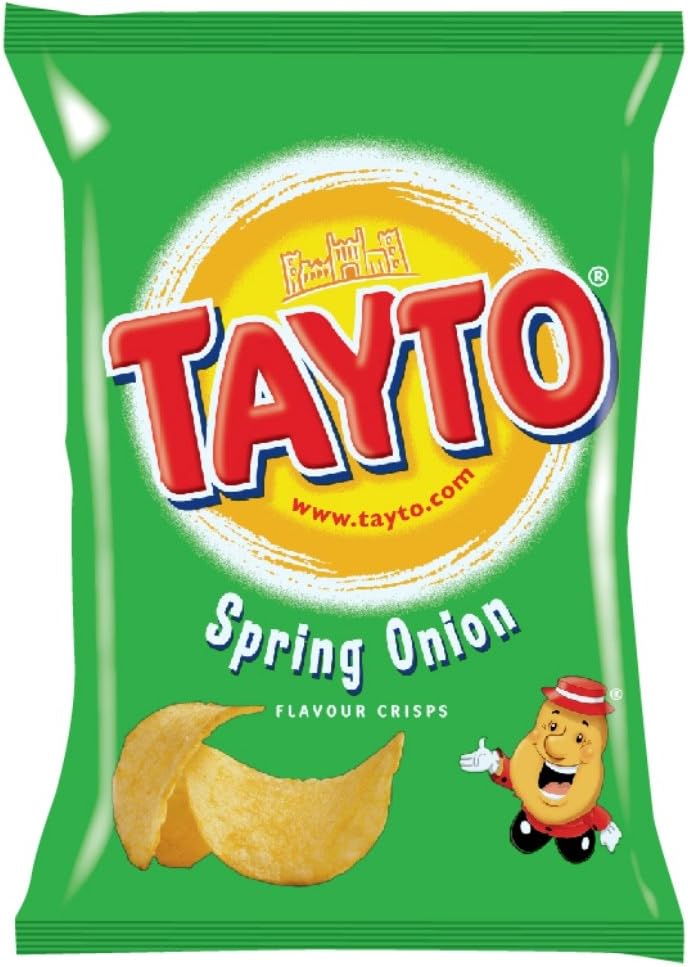 TaytoSpring Onion Crisps, 1.2 Ounce Bags (Pack of 48)