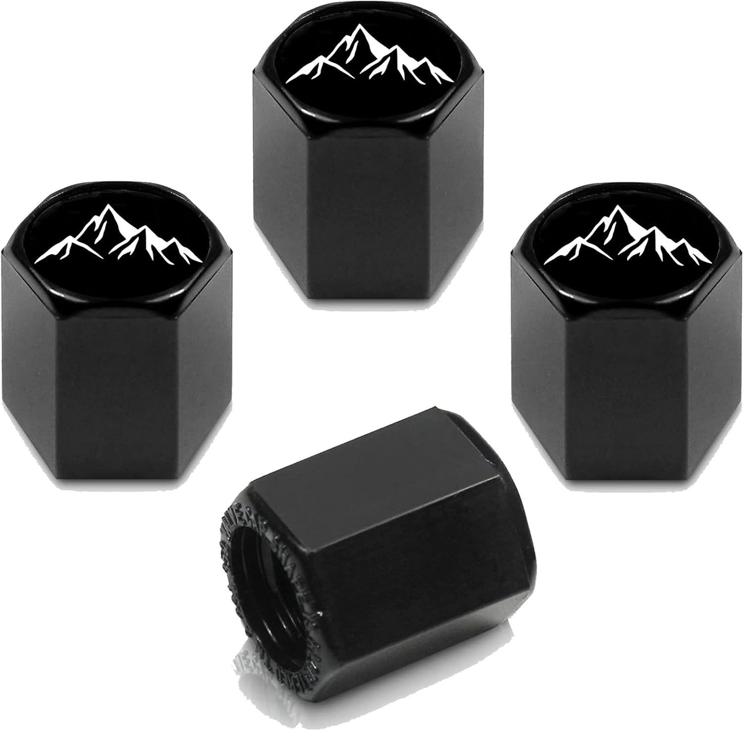 4pcs Tire Valve Stem Caps, Compatible with Cross of Nails, Christian Religious Cross with Nails, Jesus Christ Stem Cap Universal Car Air Cover Car Accessories for Cars, SUV, Truck, Motorcycles