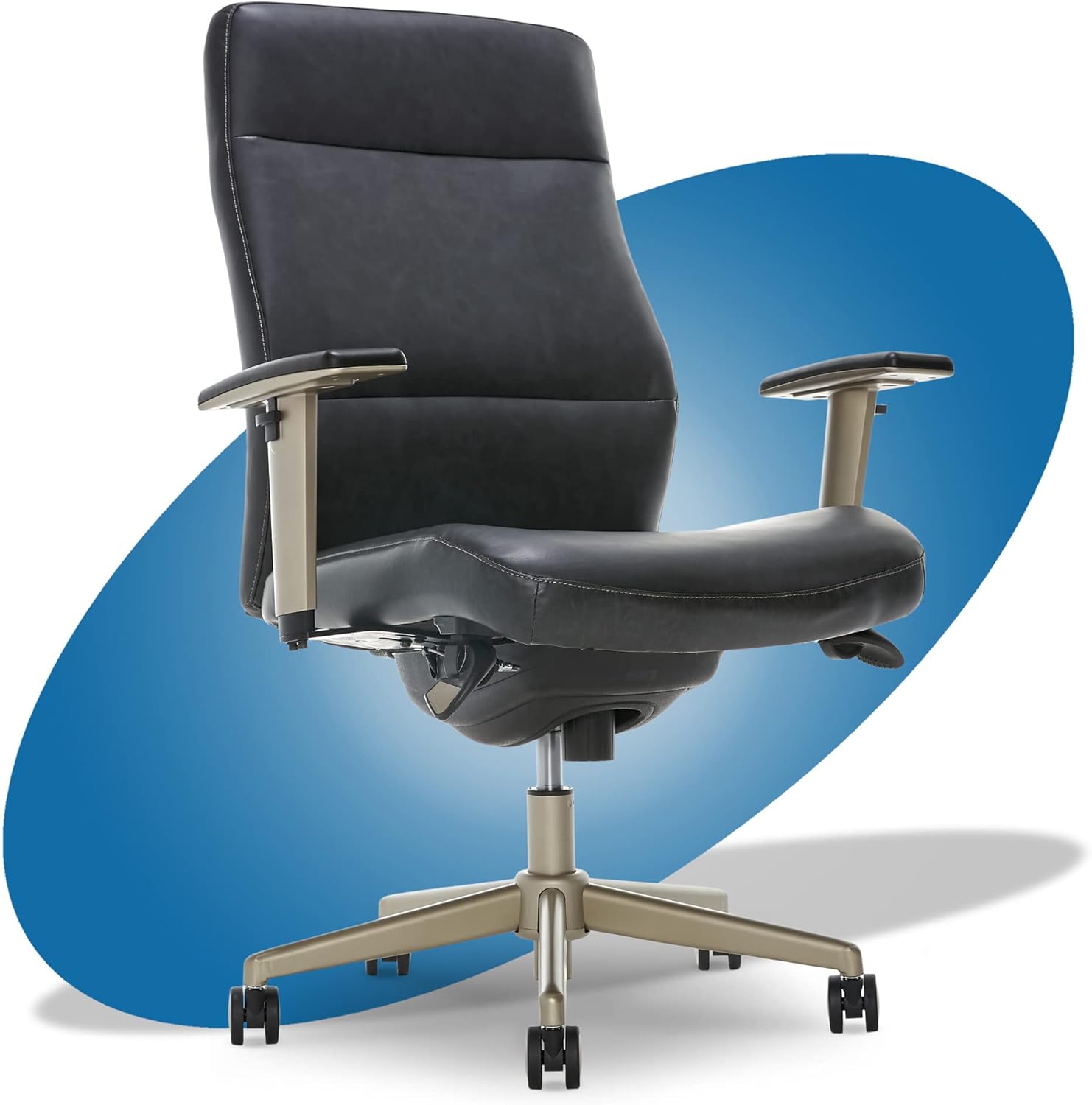 LaZBoy Baylor Modern Executive Office, Adjustable Ergonomic Computer