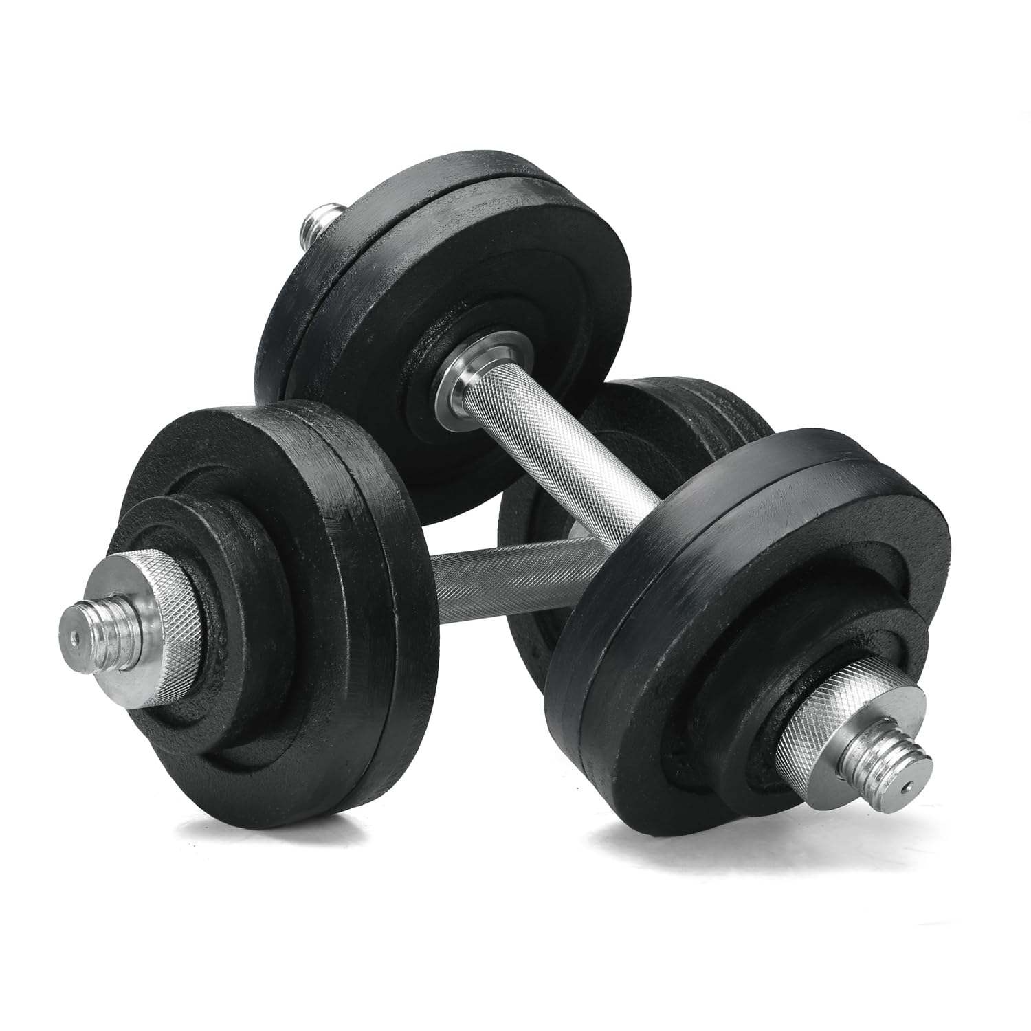 The Indian Made Jimwalt Exclusive CAST Iron Adjustable Dumbbells 10 KG to 100 KG (Proudly Made in India) (14KG)-image-32