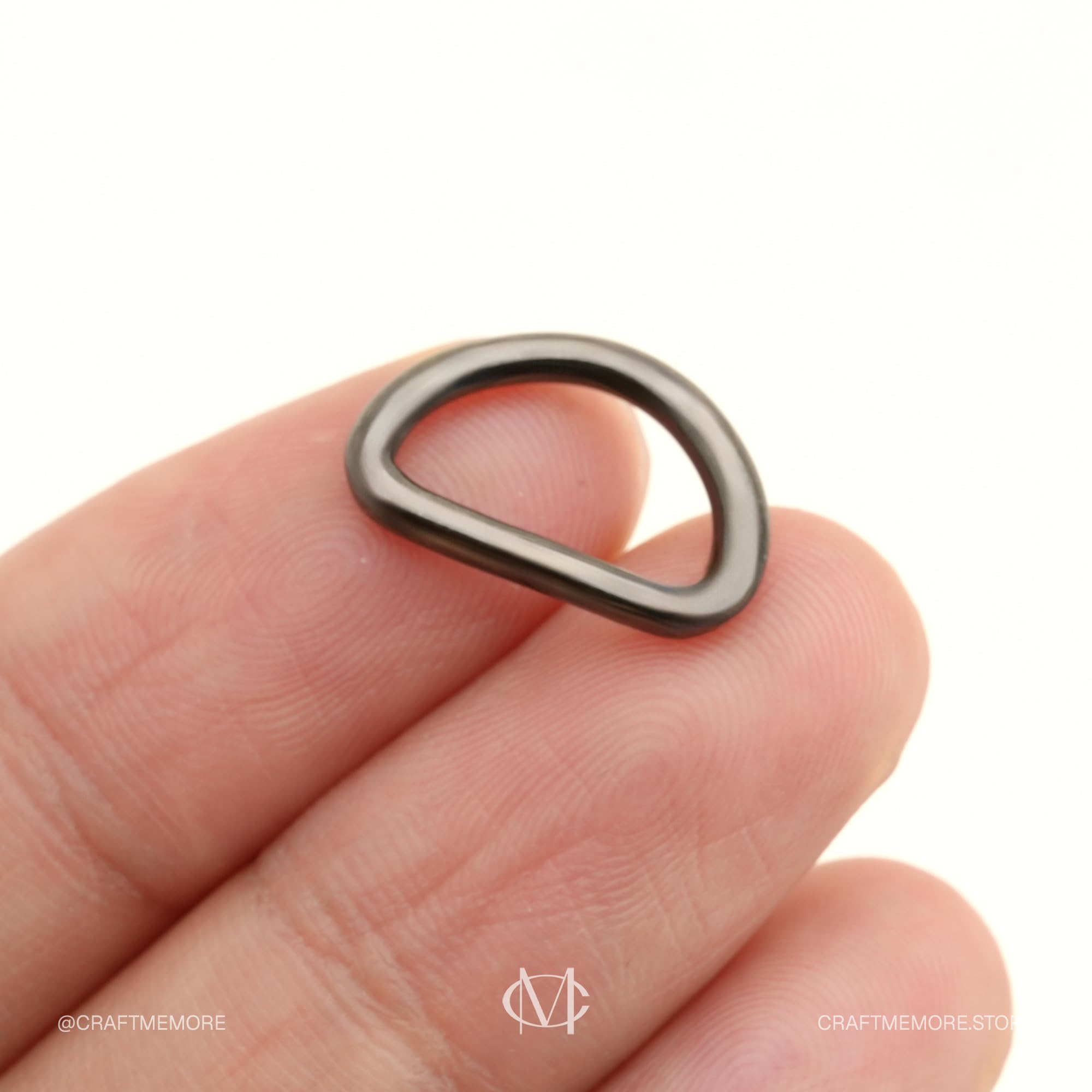 Amazon.com: CRAFTMEMORE 3/8 or 1/2 Inch Tiny D-Ring Findings Metal